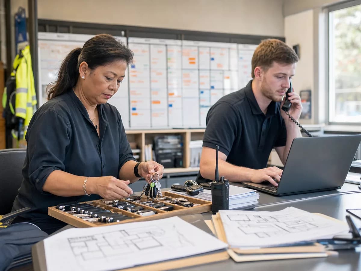 Property management team routing tenant incidents with Kelvia.